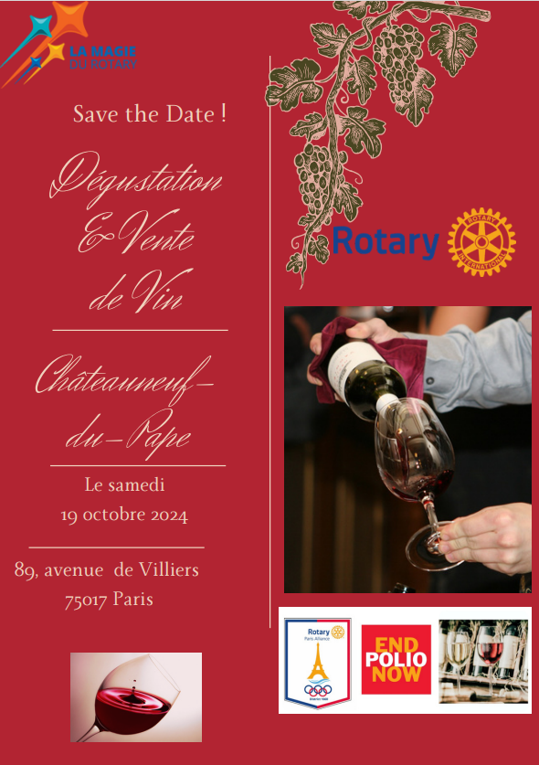 Save the Date : « Dégustation & Vente Châteauneuf-du-Pape » le 19 octobre 2024