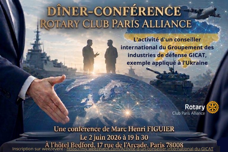 Dîner-conférence sur les enjeux de la géopolitique en Ukraine